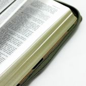 Библия каноническая 045 ZCAM (камуфляжный переплет, на молнии)